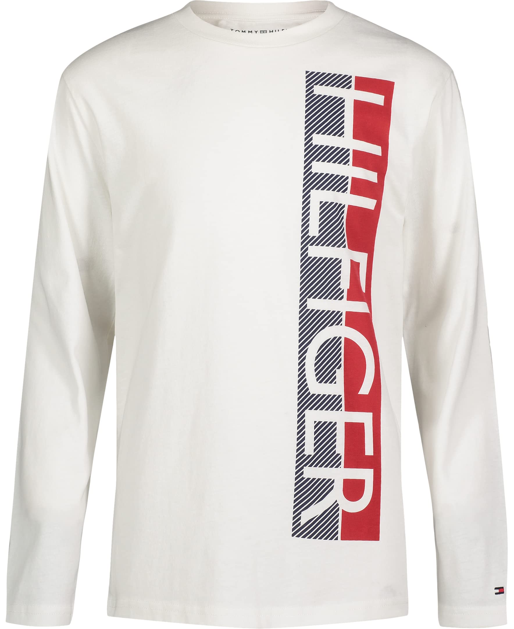 Tommy Hilfiger Boys' Long Sleeve Crew Neck T-Shirt